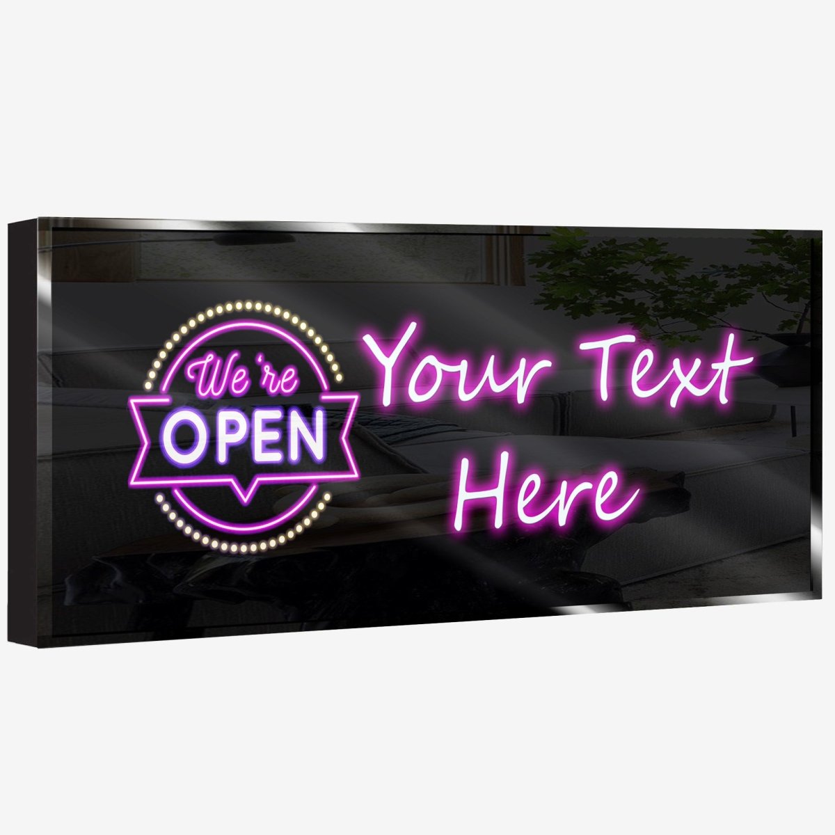 Personalized Neon Sign Were Open 4 - madaboutneon