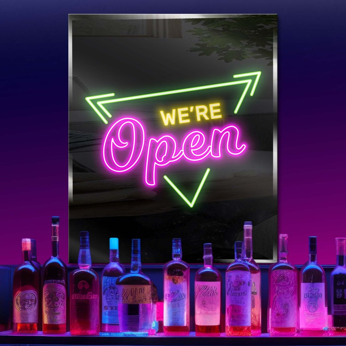 Personalized Neon Sign Were Open 6 - madaboutneon