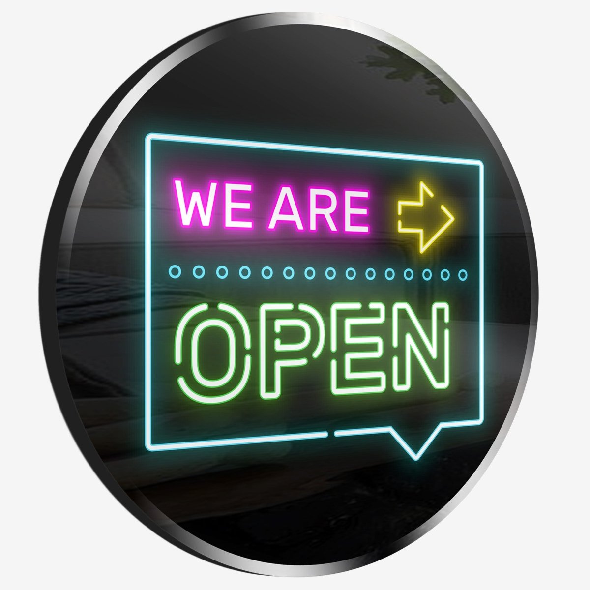 Personalized Neon Sign Were Open 9 - madaboutneon