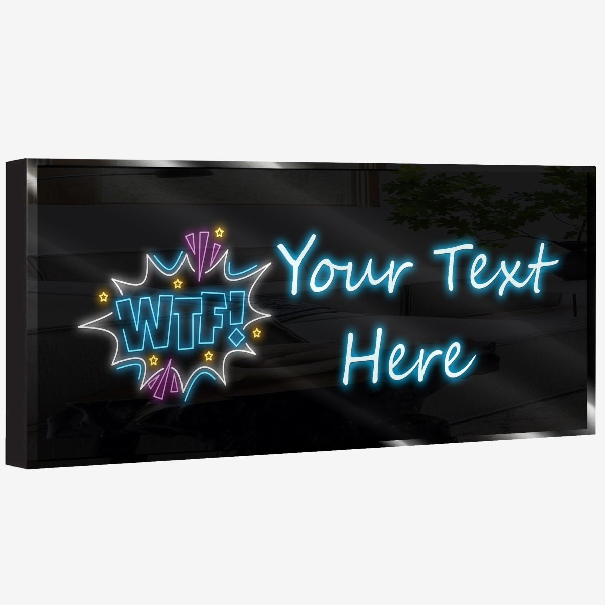 Personalized Neon Sign WTF - madaboutneon