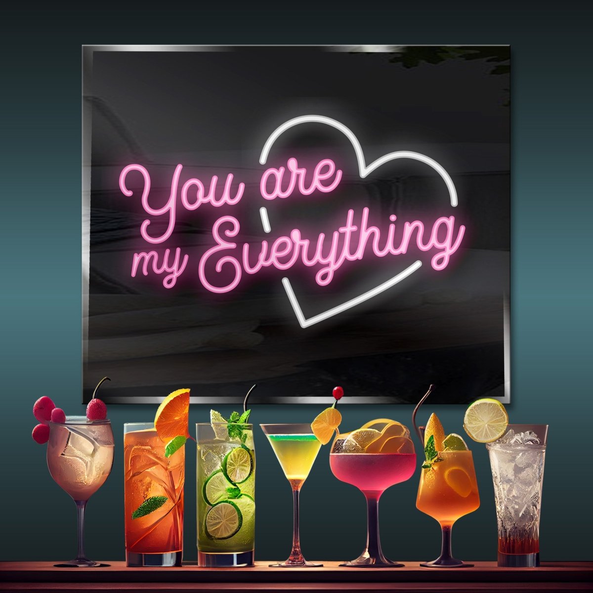 Personalized Neon Sign You are my Everything - madaboutneon