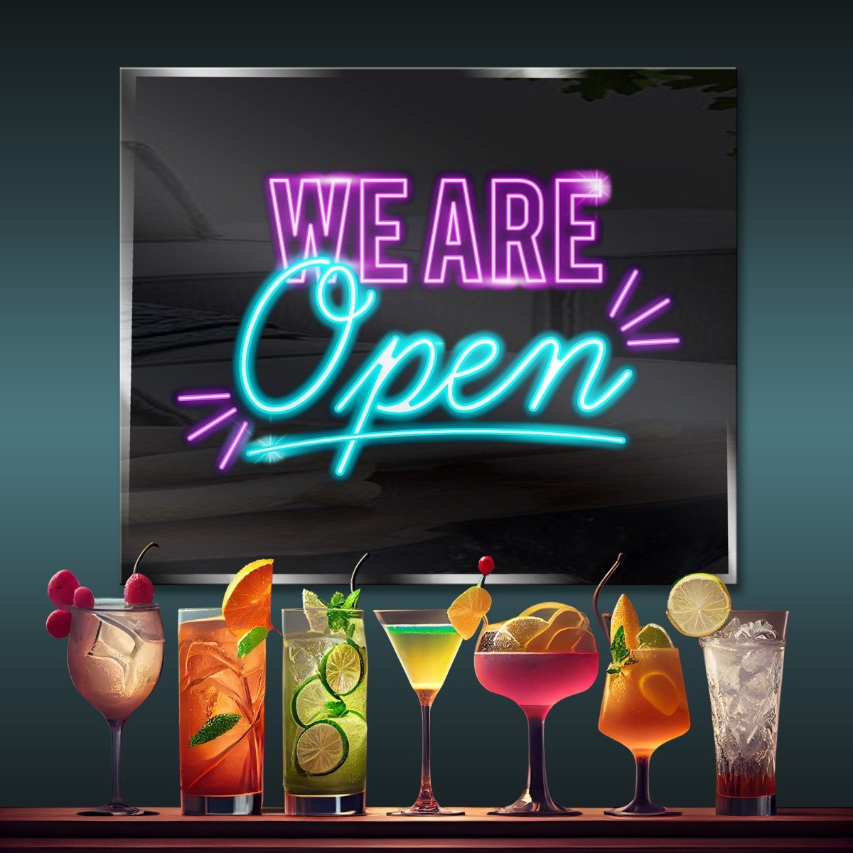 Personalized Neon We are Open 2 - madaboutneon