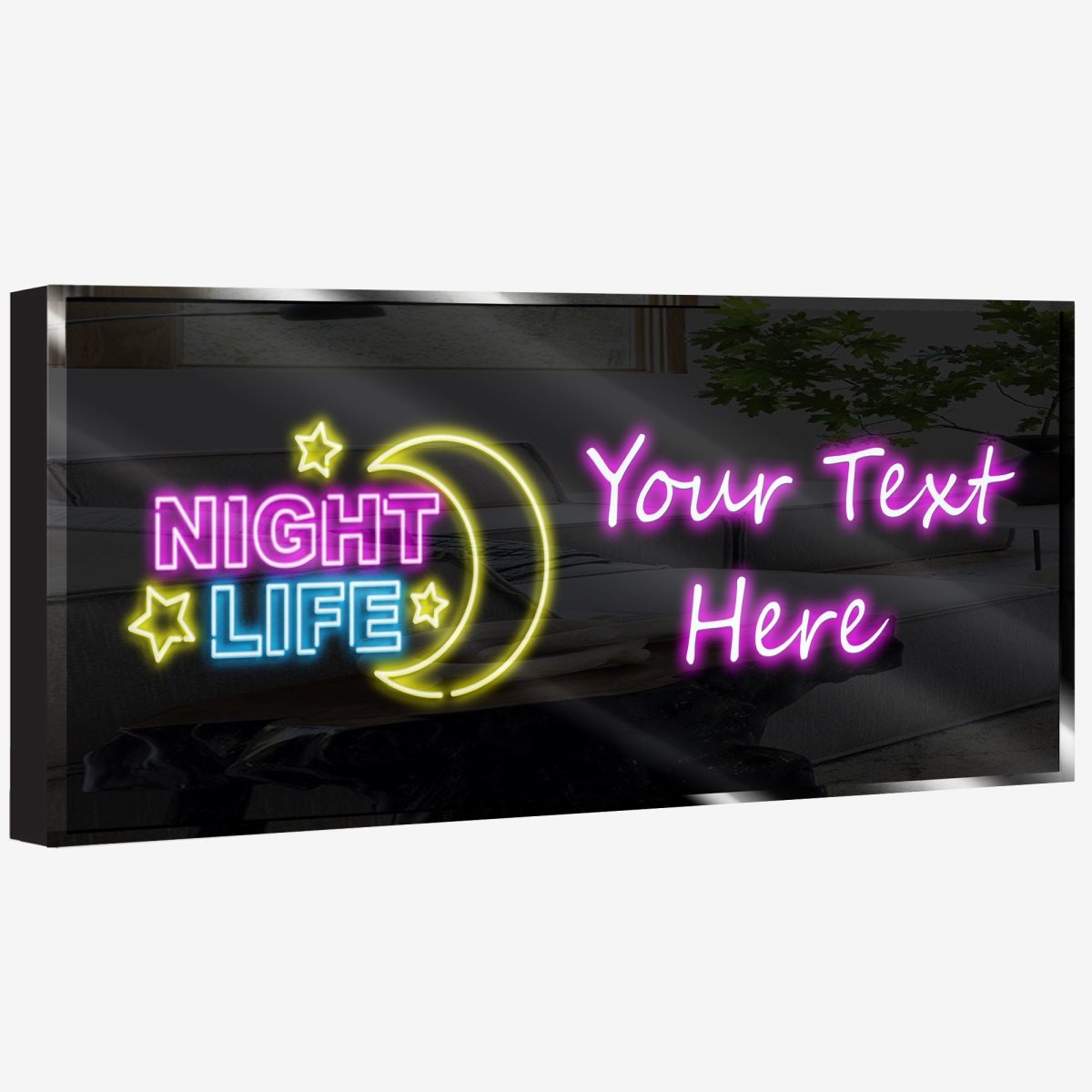 Personalized Night Life Neon Sign 600mm X 250mm - madaboutneon