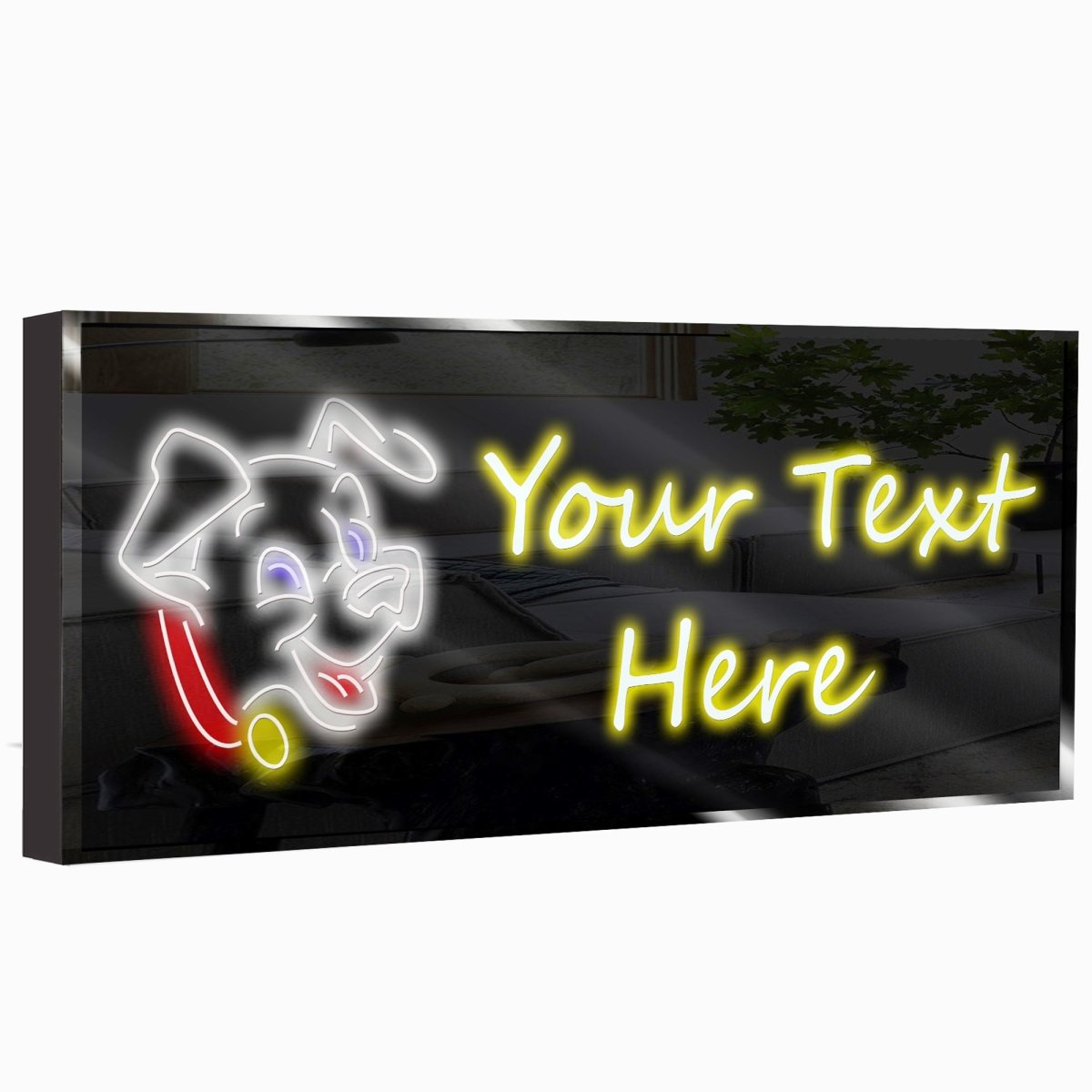 Personalized Puppy Neon Sign 600mm X 250mm - madaboutneon