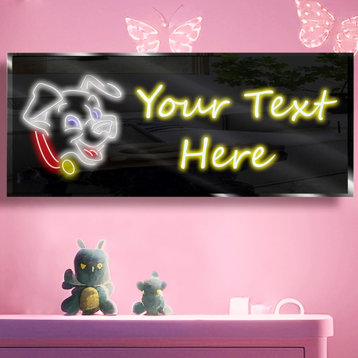 Personalized Puppy Neon Sign 600mm X 250mm - madaboutneon