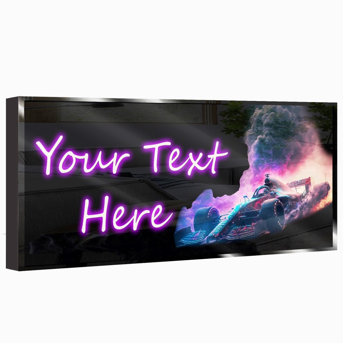 Personalized Racing Car Neon Sign 600mm X 250mm - madaboutneon