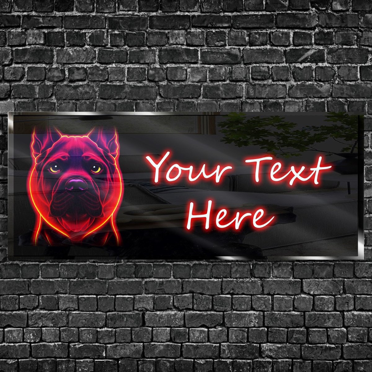 Personalized Red Dog Neon Sign 600mm X 250mm - madaboutneon