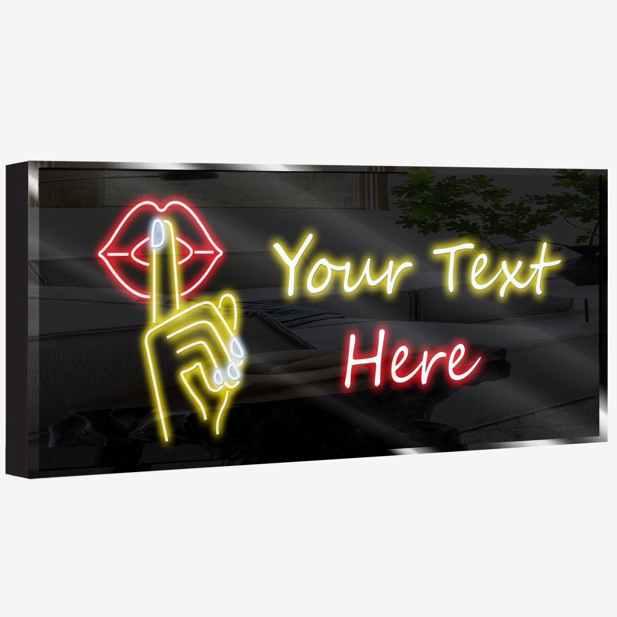 Personalized SHHH2 Neon Sign 600mm X 250mm - madaboutneon