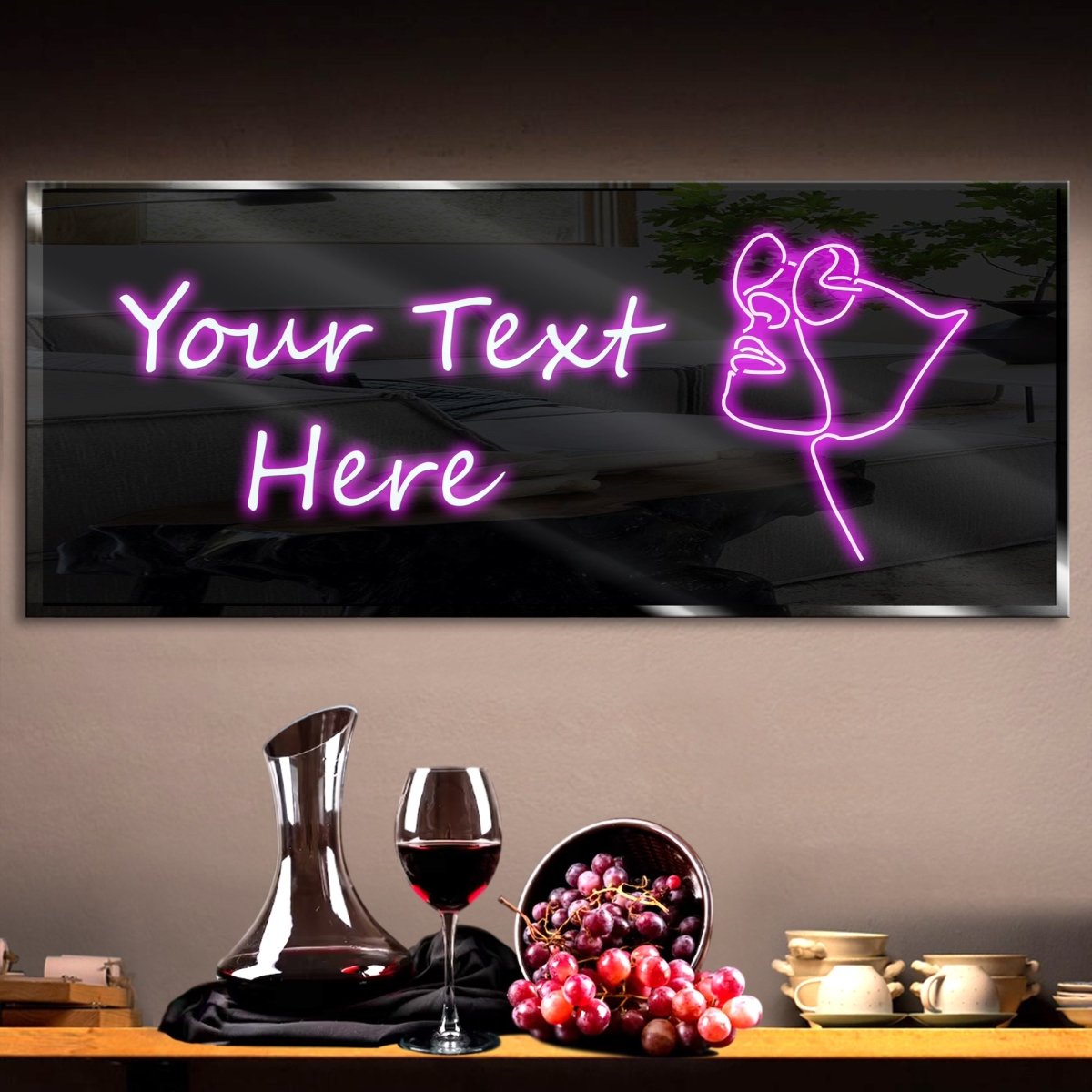 Personalized Specs Neon Sign 600mm X 250mm - madaboutneon