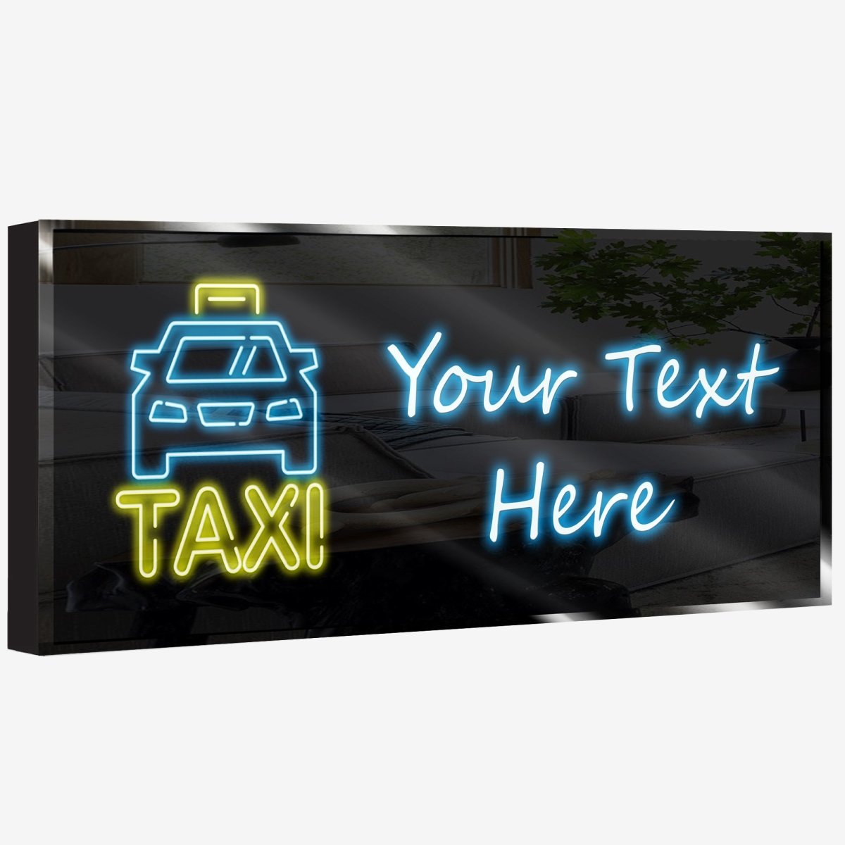 Personalized Taxi Neon Sign 600mm X 250mm - madaboutneon
