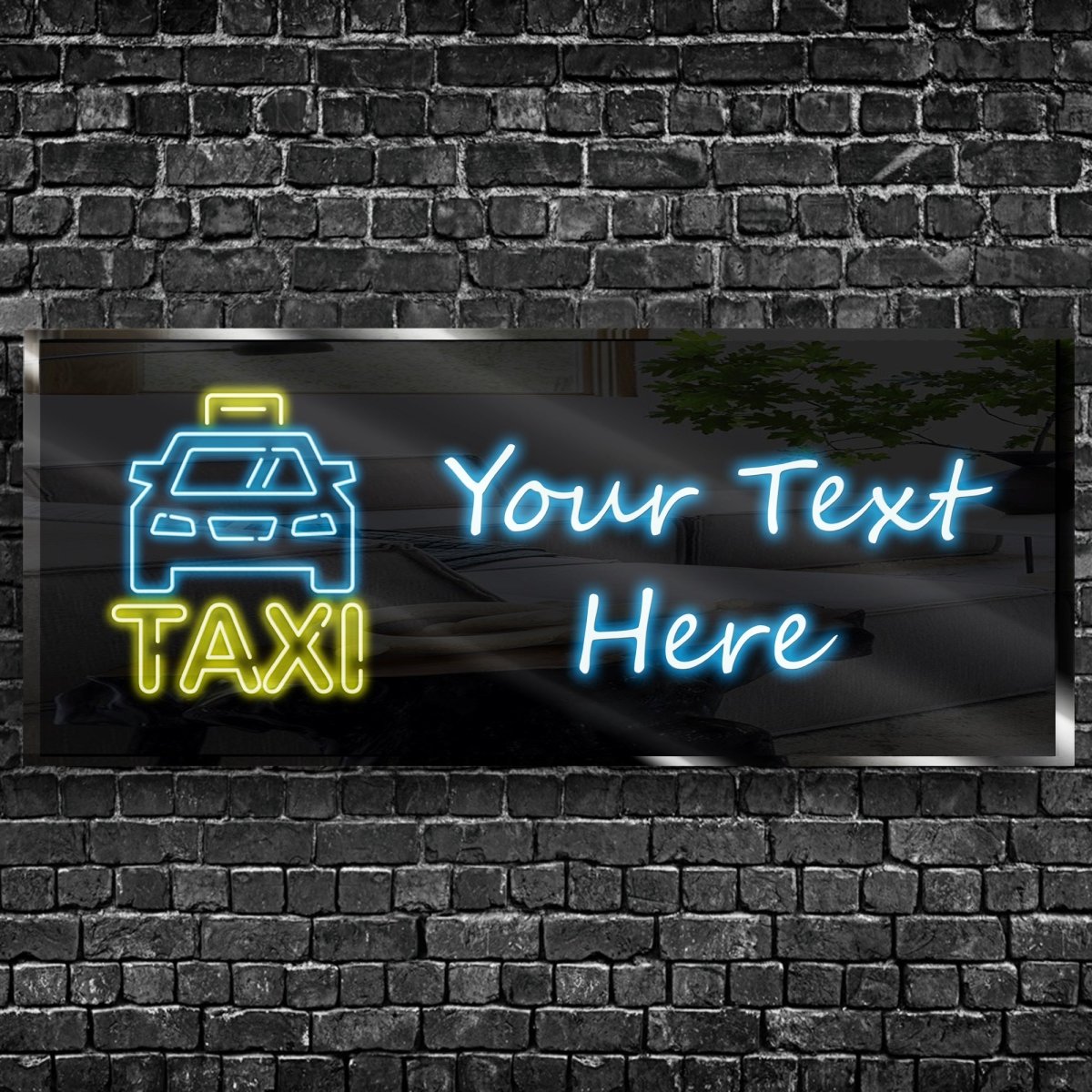 Personalized Taxi Neon Sign 600mm X 250mm - madaboutneon