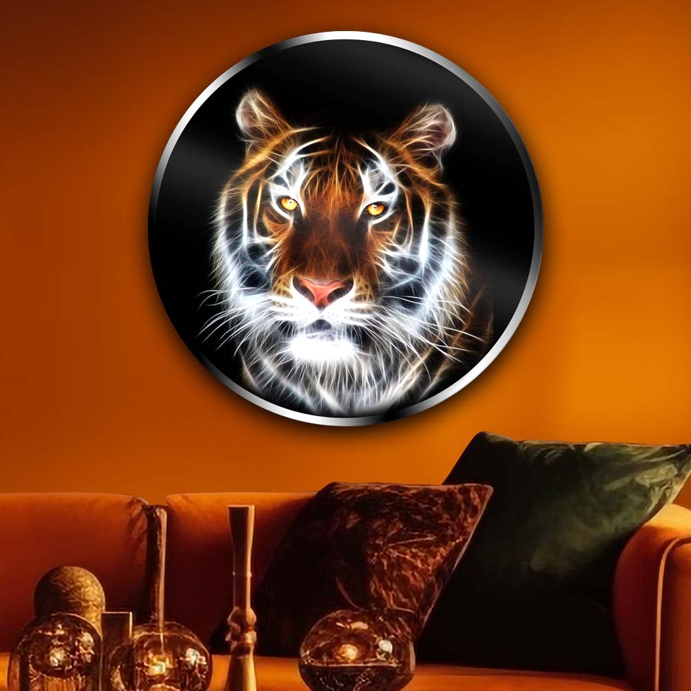 Personalized Tiger 7 Neon Sign 600mm X 250mm - madaboutneon